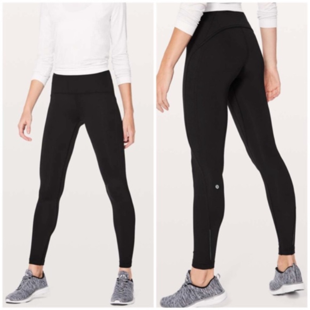 NWOT Lululemon Fast as Fleece Legging Black Size 8